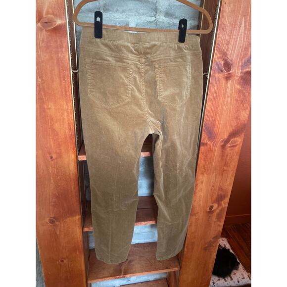Brown J.Jill Corduroy Pull On Pants Stretchy Small - Picture 5 of 6